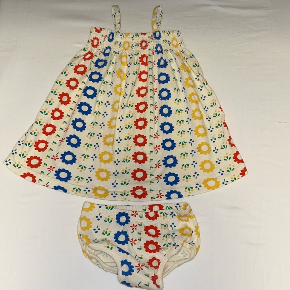 Hanna Andersson dress + bloomers